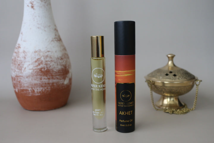 8 ml roll on perfume bottle of all natural fragrance
